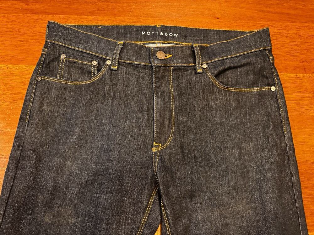 Mott & Bow Slim Jeans Dark Blue Denim 32 X 32